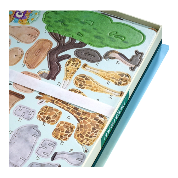 mierEdu Kreativt magnetisk legest - Dyreriget (DA)