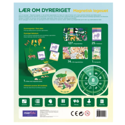 mierEdu Kreativt magnetisk legest - Dyreriget (DA)
