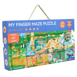 mierEdu Kreativt puslespil - At the Zoo