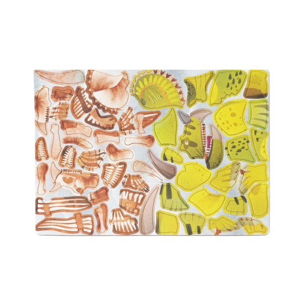 mierEdu Magnetisk legetavle - Triceratops