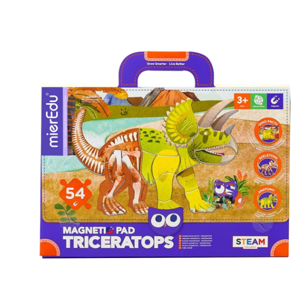 Magnetic pad from mieredu - Triceratops