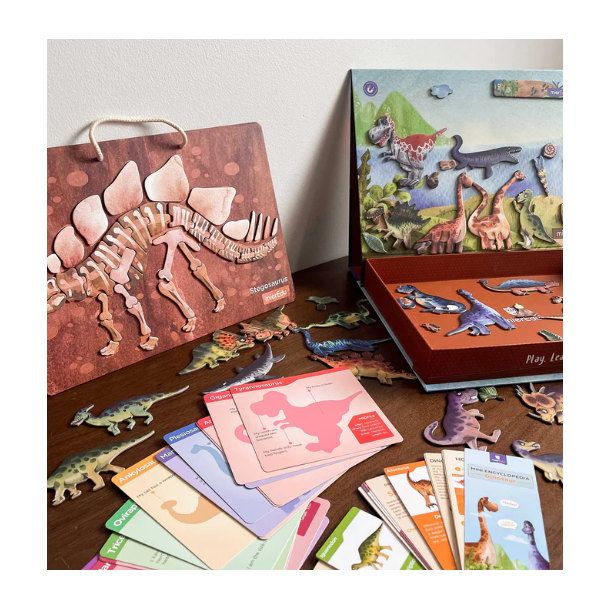 mierEdu Kreativt magnetisk legest - Dinosaur (DA)