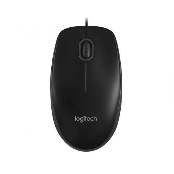 Logitech B100 Optisk USB mus, Black