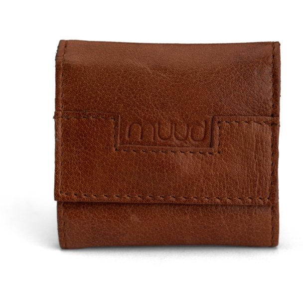 muud Carla case for needles, leather, Rich Brown