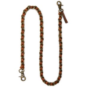 Muud Caja XL Skulderrem - Lr, 119 cm, Rich Brown