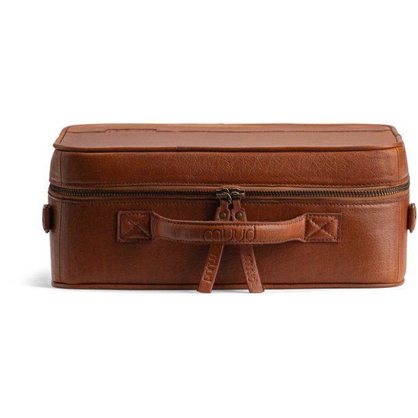 muud Flora organizer, leather, Rich Brown