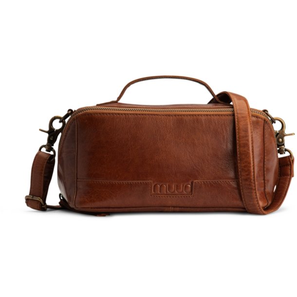 muud Cleo, all-in-one bag, leather, Rich Brown