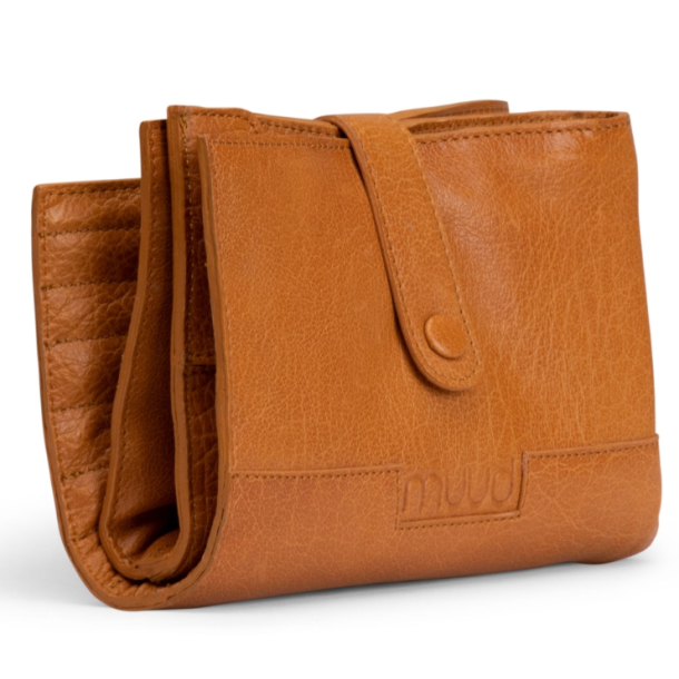 Muud Billie Multifunktion Strikketui - L&auml;der, Whisky