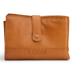 Muud Billie Multifunktion Strikketui - L&auml;der, Whisky