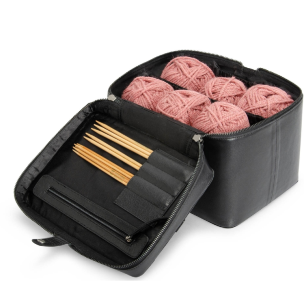 Muud Lexi V&auml;ska/Toalettv&auml;ska - L&auml;der, Svart