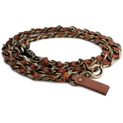 Muud Caja XL Axelrem - L&auml;der, 119 cm, Rich Brown