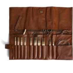 Muud Stockholm Etui f&ouml;r Stickor - L&auml;der, Rich Brown