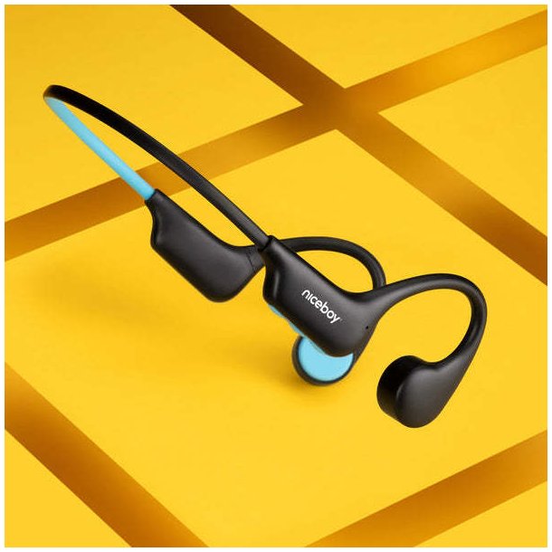 Niceboy HIVE Bones 3 benledning sportsh&ouml;rlurar - Svart