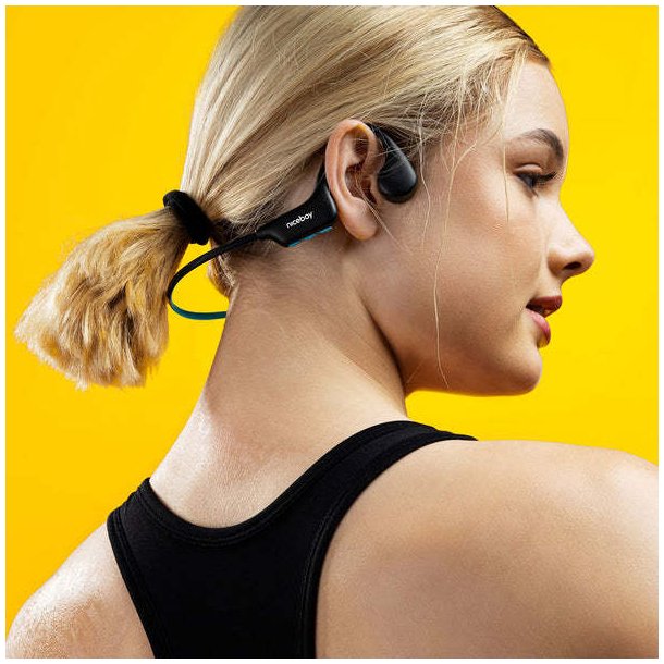 Niceboy HIVE Bones 3 benledning sportsh&ouml;rlurar - Svart