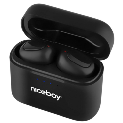 Niceboy HIVE Podsie 3 TWS in-ear h&ouml;rlurar - Svart