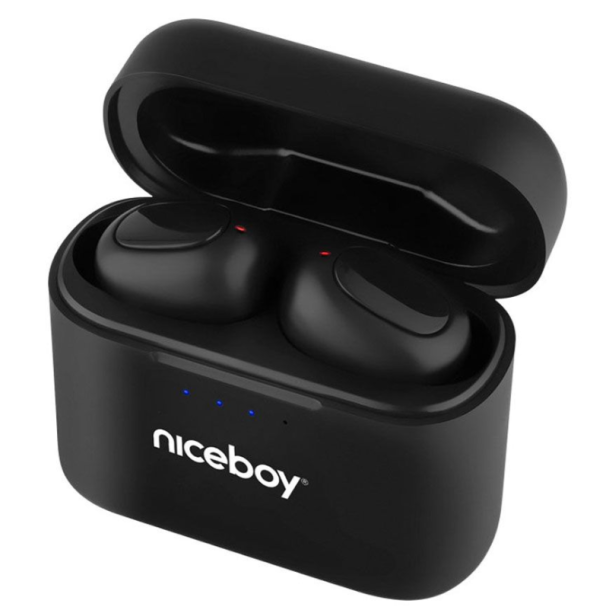 Niceboy HIVE Podsie 3 TWS in-ear h&ouml;rlurar - Svart