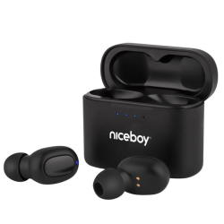 Niceboy HIVE Podsie 3 TWS in-ear h&ouml;rlurar - Svart