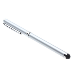 Stylus Touch pen 2-i-1, silver