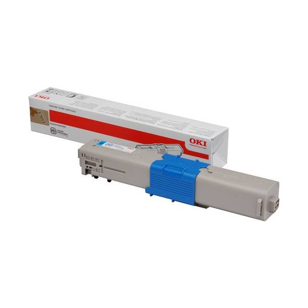 OKI C 301/321 C lasertoner - 44973535 Original - Cyan 1500 sider