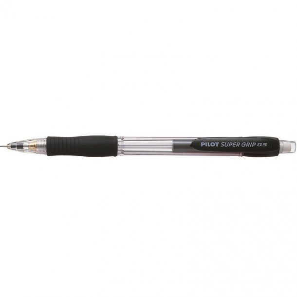 Pencil Supergrip Black 0.5 mm Pilot H-185-SL-B 12 pcs