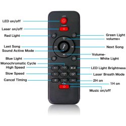Stjrnhimmelprojektor - med Bluetooth