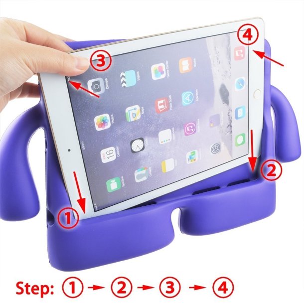 iGuy cover til iPad mini 1/2/3/4/5, lilla