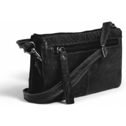 Muud Riga Clutch - L&auml;der, Svart