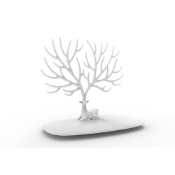 Qualy design My Little Deer Smycketr&auml;d (Vit)