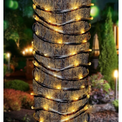 Grundig solcellsljusslinga med 100 LED, 10 m