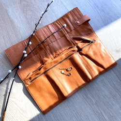 Muud Stockholm Etui f&ouml;r Stickor - L&auml;der, Whisky