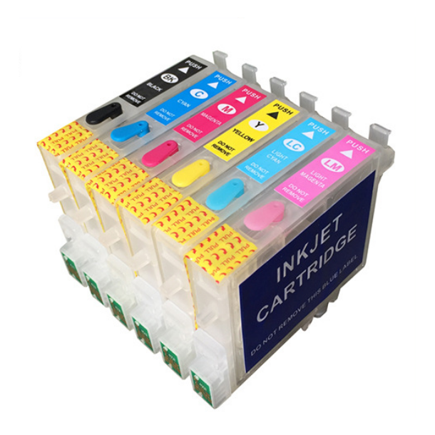 Epson Stylus Photo 6 Farvet refillst, T0331-T0336