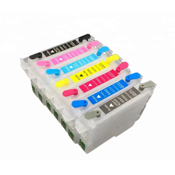 Pixojet refill patronst Epson T0341- T0347, 7-farvet