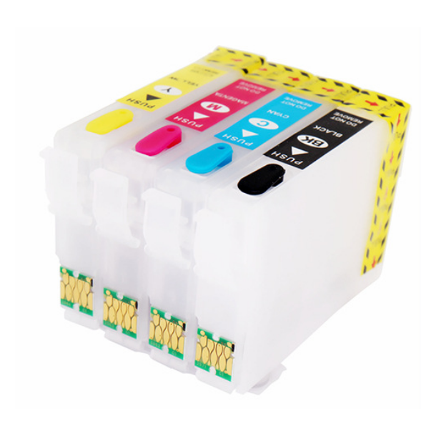 Epson Stylus 4 farvet, refill patronst, T1001-T1004