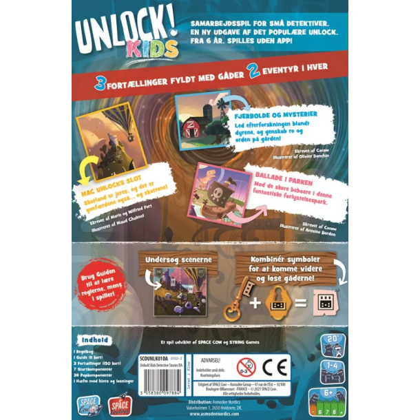 bibliotekar Giv rettigheder Lighed Unlock Kids (DA) - Legetøj & spil - Randomshop