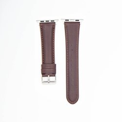 SERO Urrem til Apple Watch i lder, 42/44mm, rd