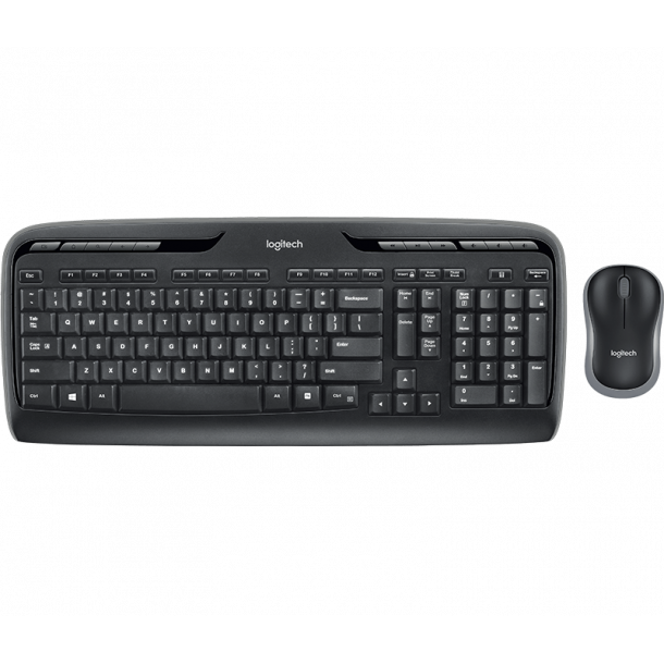 Logitech MK330 trdlst Desktop Set, Black