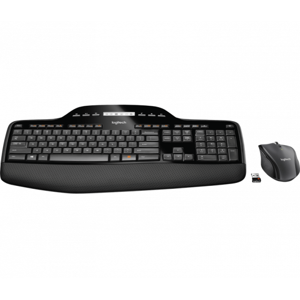 Logitech MK710 Trdl&ouml;st Skrivbordspaket - Svart