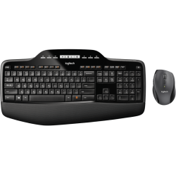 Logitech MK710 Trdl&ouml;st Skrivbordspaket - Svart