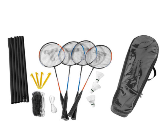 Badminton sæt inkl. net thumbnail