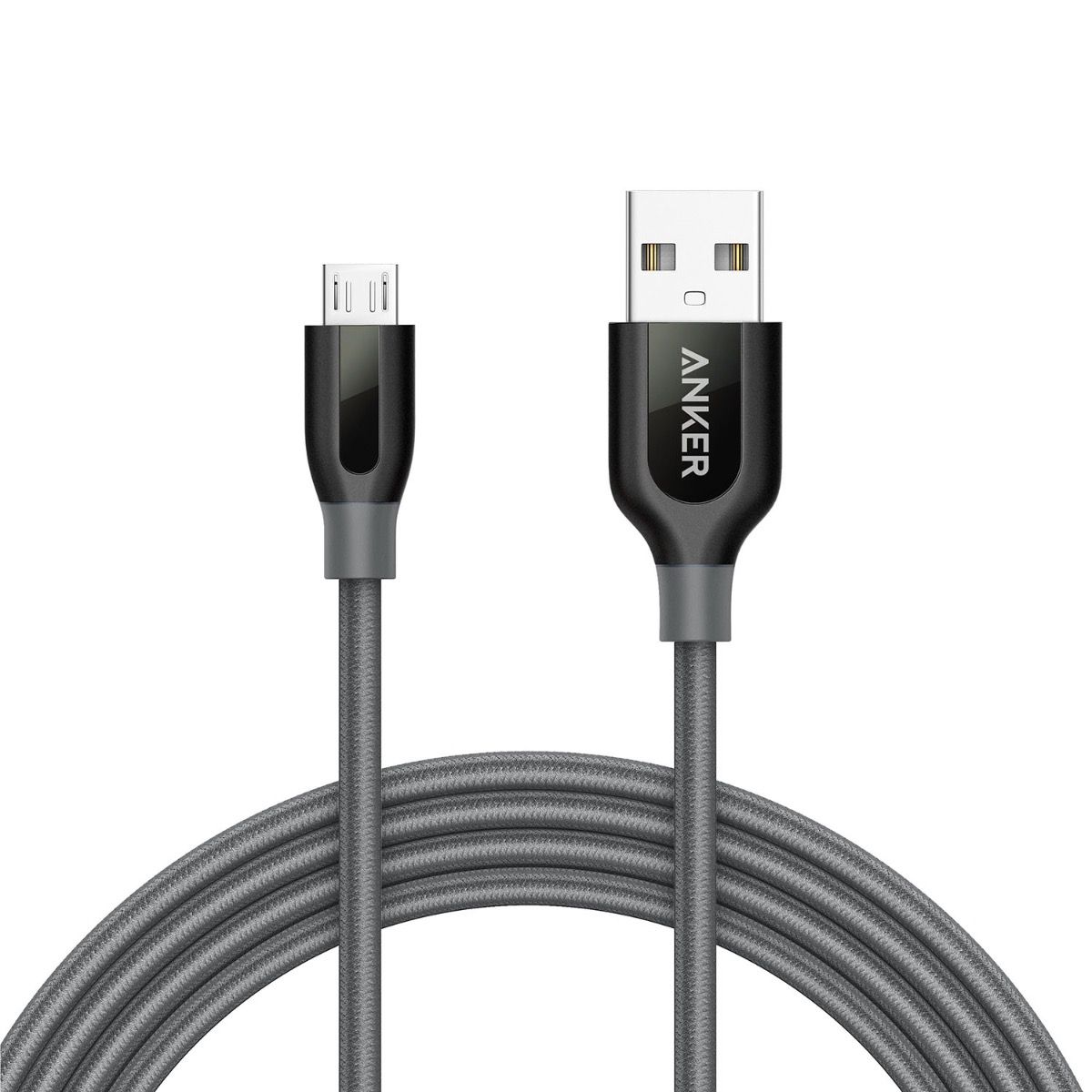 Billede af Anker Powerline+ Micro USB kabel 1,8 m, Grå