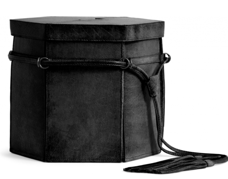 muud Evita XL taske, læder, sort thumbnail