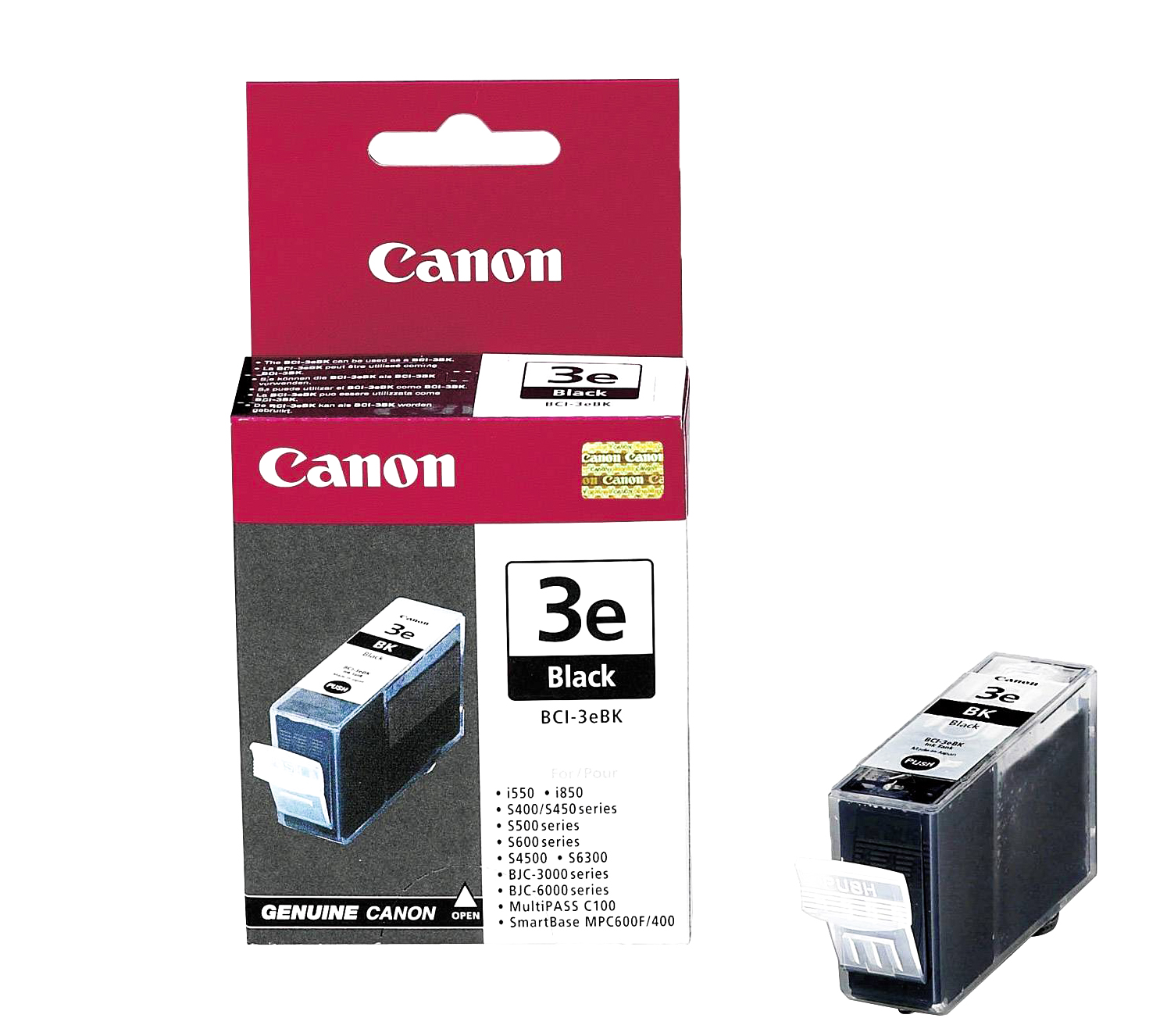 Køb Canon BCI-3EBK  blækpatron - Original - Sort 8,4 ml - Pris 162.00 kr.