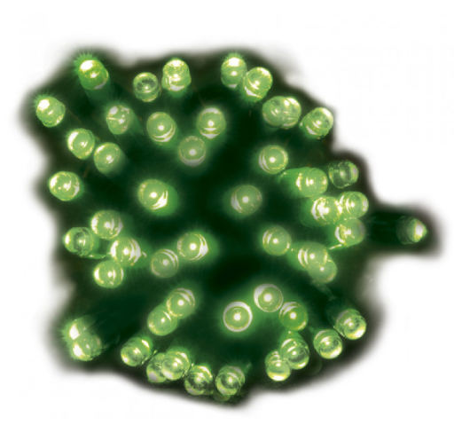 Grundig solcelle lyskæde, 6.4m, 50led lys, grøn thumbnail