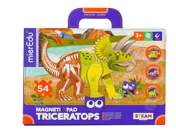 Billede af Magnetisk legetavle fra mieredu - Triceratops