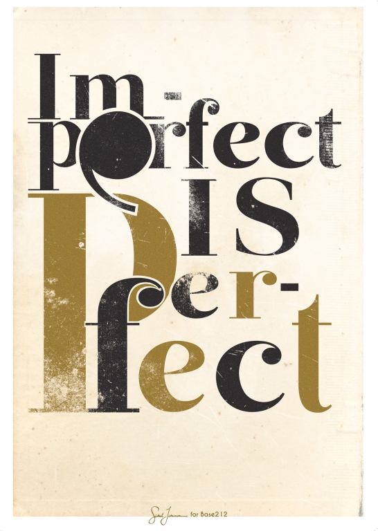 Billede af Base212 I Am Perfect (Plakat A2)