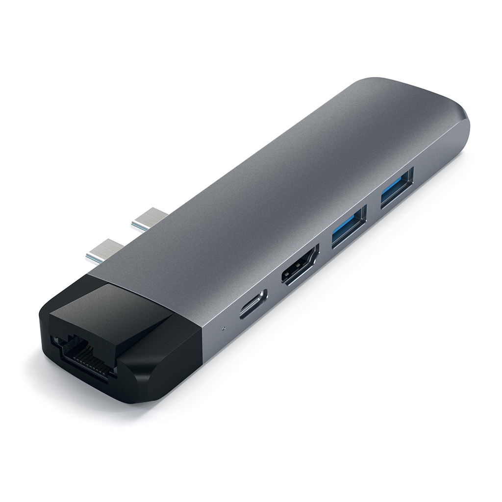 Mobilisere Hej Emigrere Satechi USB-C Pro Hub med 4K HDMI og Ethernet, Space Grey - Satechi -  Pixojet.dk