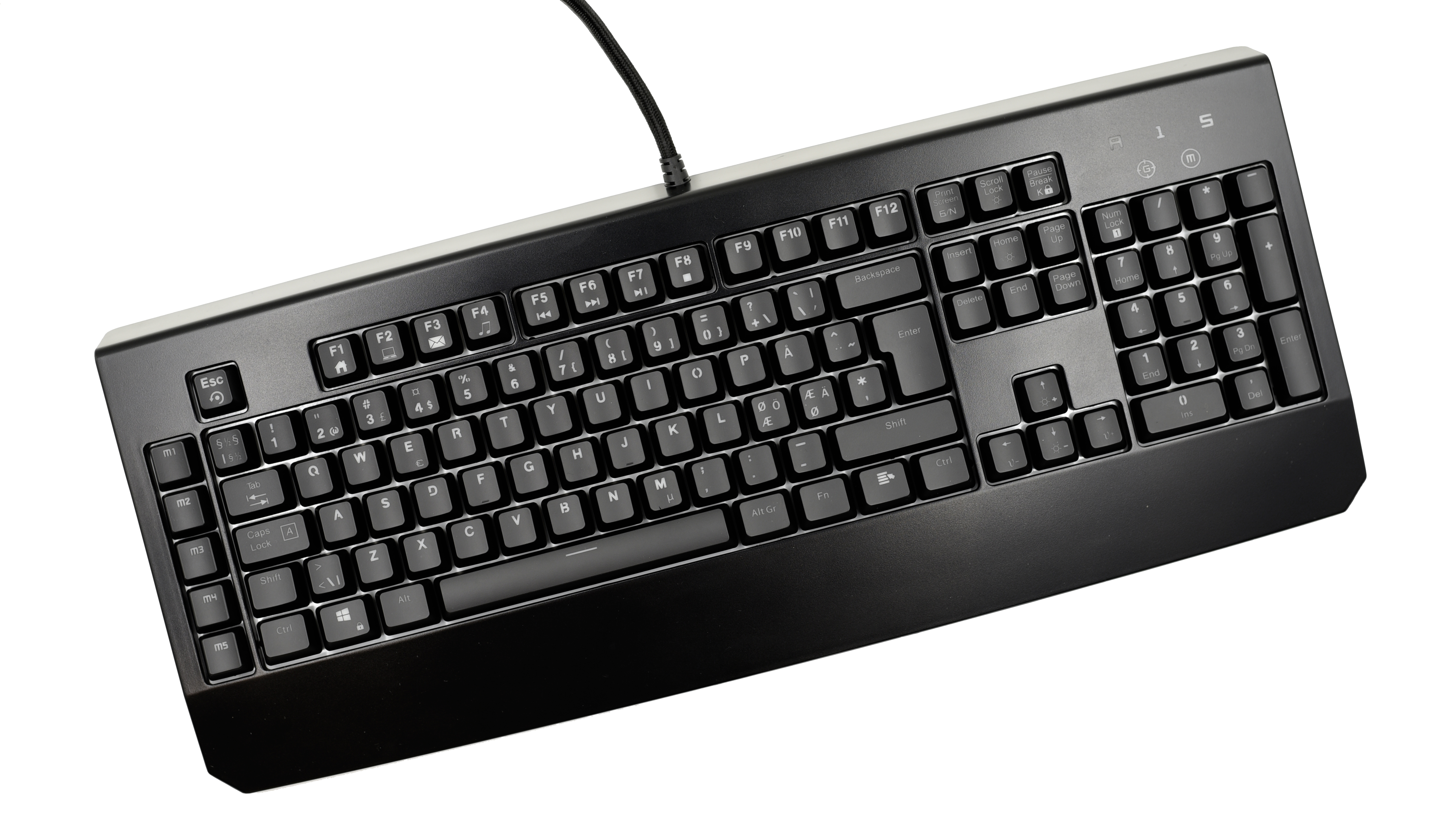 Reklame Paradis omfatte SERO "Astro5" mekanisk gaming-tastatur, 1 stk, med lys - Køb nu