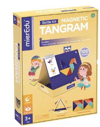 Magnetisk Tangram fra mieredu - Duel sæt thumbnail